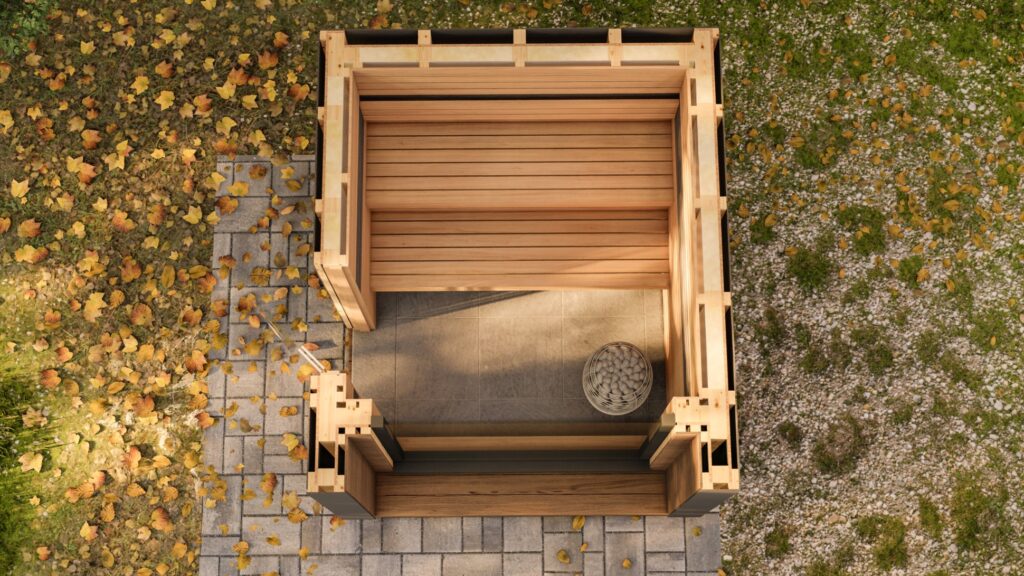 Sauna Futry velikosti S – kompaktní a stylová sauna na míru, ideální pro malé prostory